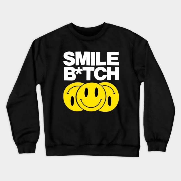 Smile Crewneck Sweatshirt by Spenceless Designz